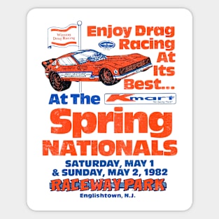 1982 Spring Nationals Drag Racing Sticker